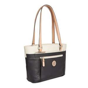 Giani Bernini Colorblock Faux Pebble Leather Tote